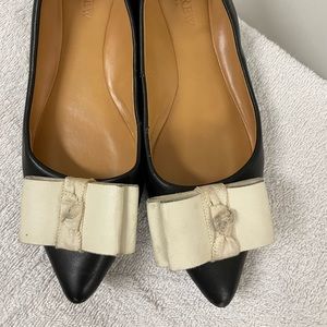 J. Crew Factory bow flats